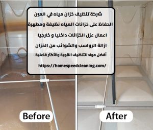 شركة تنظيف خزان مياه في العين